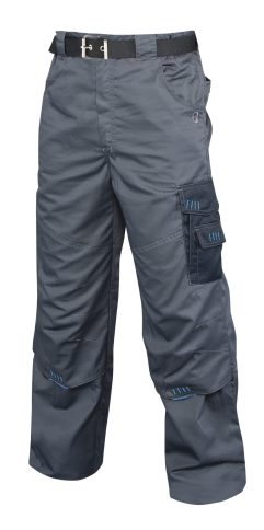 Pantalone klasicne 4TECH sivo-crna - 1