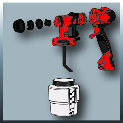 TC-SY 600 S, Električni pištolj za farbanje - 8